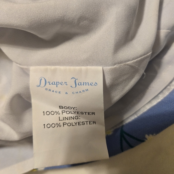 Draper James Light Blue Floral 3/4 Sleeved Dress Size 4 - Picture 4 of 5